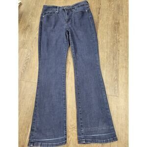 NYDJ Jeans Billie Mini Boot Lift Tuck Technology Women's 4P Petite Dark 28x28